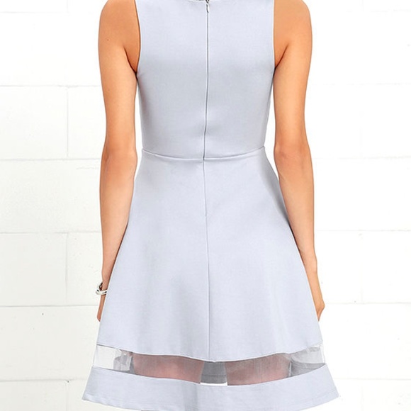Lulus Sheer Determination Mesh Skater Dress - Picture 4 of 9